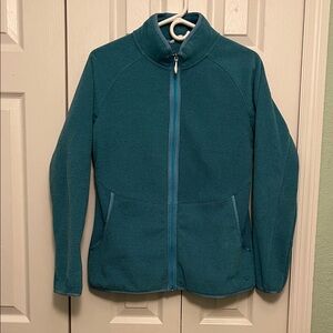 Straight down Full-Zip Fleece Jacket with Pockets small